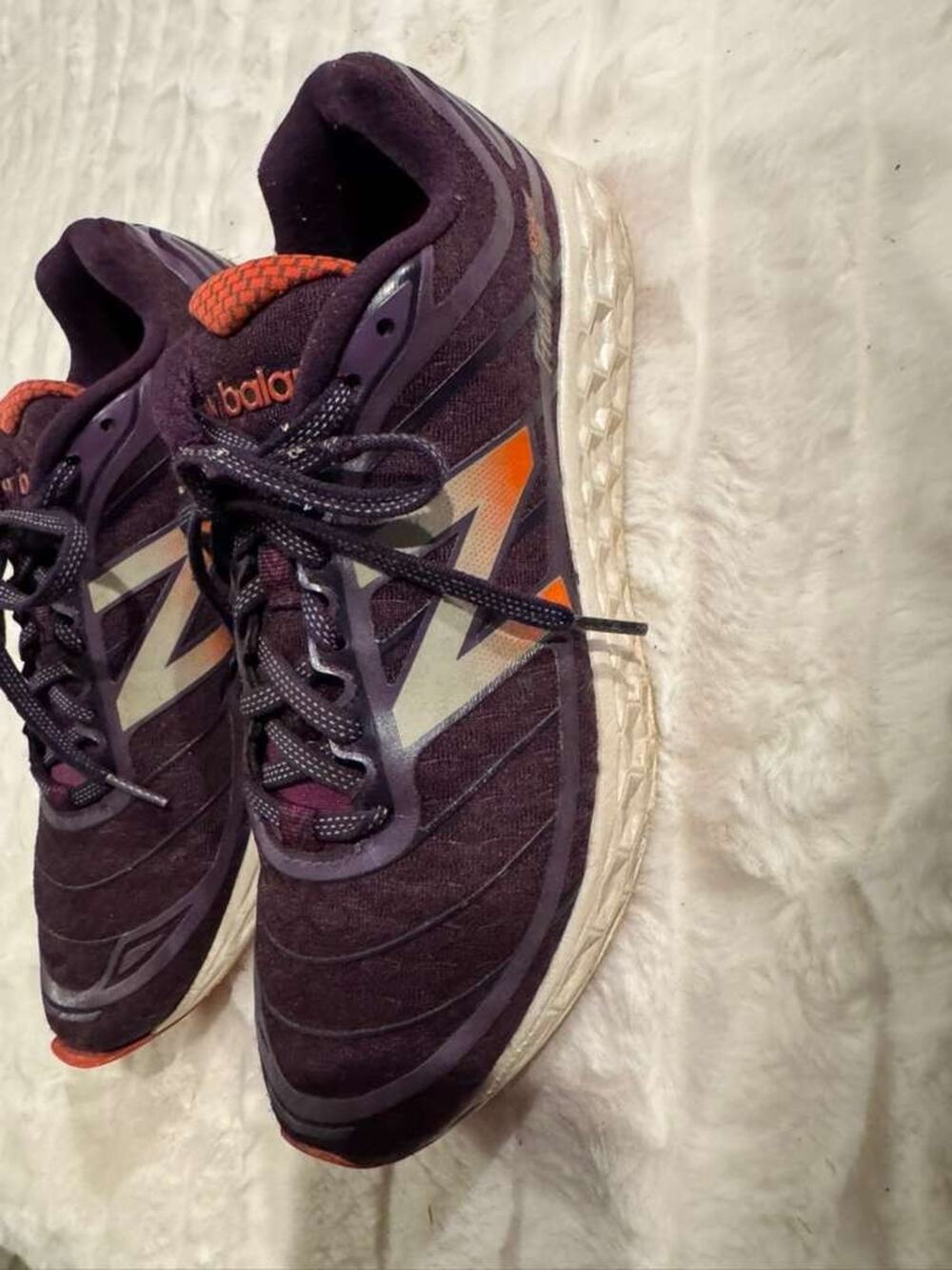 New Balance 980 Women’s Running Shoes Size 9 Purple Black Athletic Sneaker